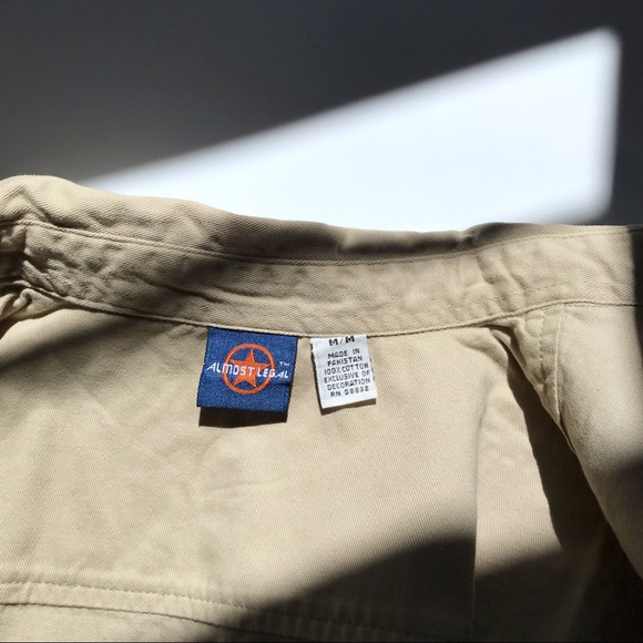 Vintage NWOT Almost Legal Texaco Button Down Shirt - Picture 6 of 6